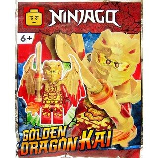  892291 Ninjago Crystalized Golden Dragon Kai - Nhân vật Kai rồng vàng 