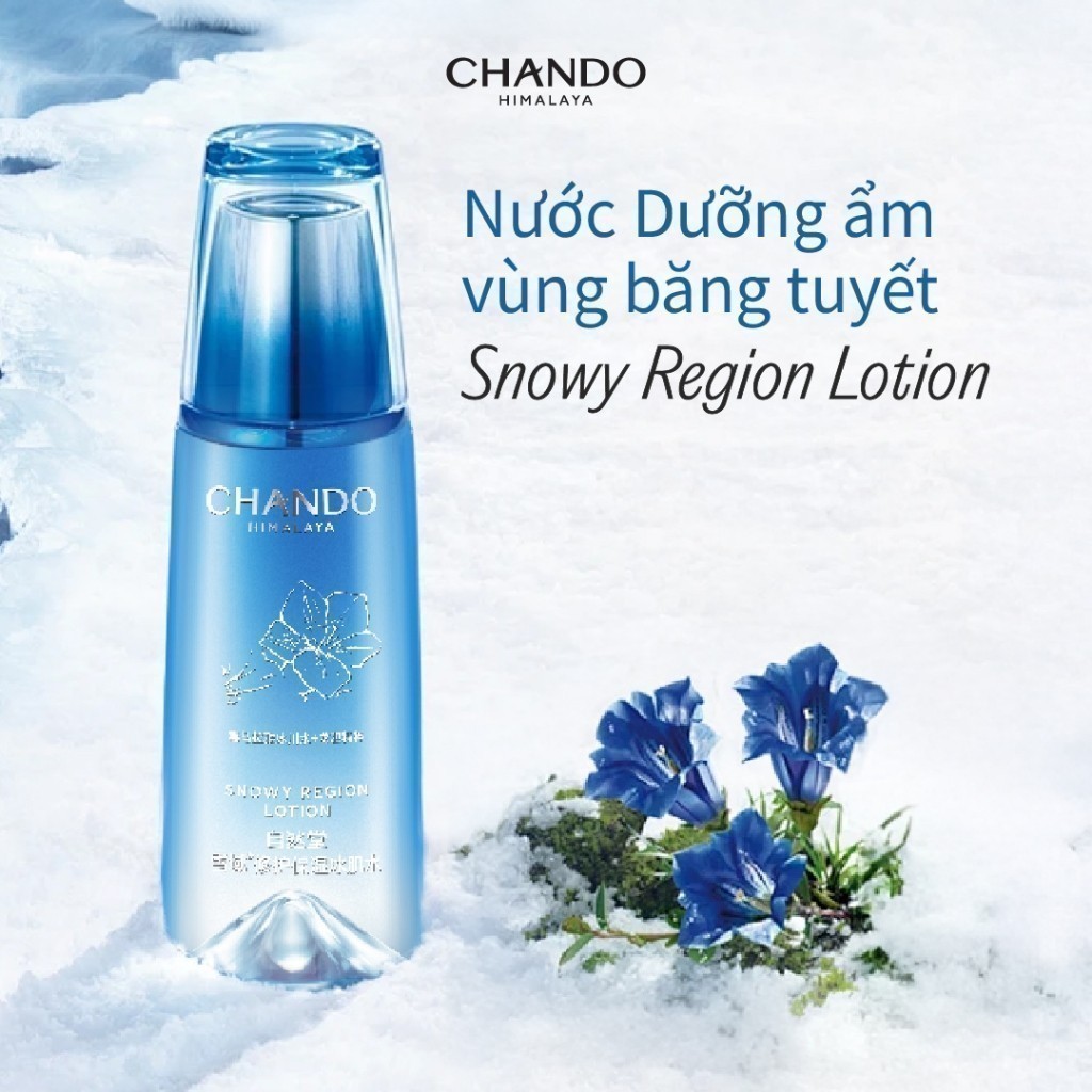 Nước Dưỡng Ẩm Vùng Băng Tuyết CHANDO Himalaya 160ml Chứa Niacinamide Hàng Chính Hãng