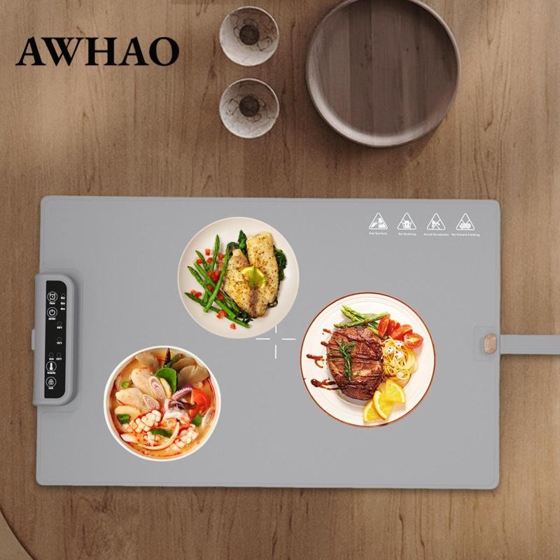 Khay hâm nóng điện AWHAO Máy hâm nóng thực phẩm di động cho Buffet Tiệc tại nhà Bếp