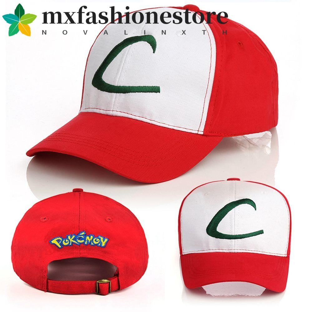 MXFA Pokemon Mũ Bóng Chày Unisex Casual Anime Bảng Chữ Cái Cotton Mũ Chống Nắng Mũ Golf Mũ Phong Các