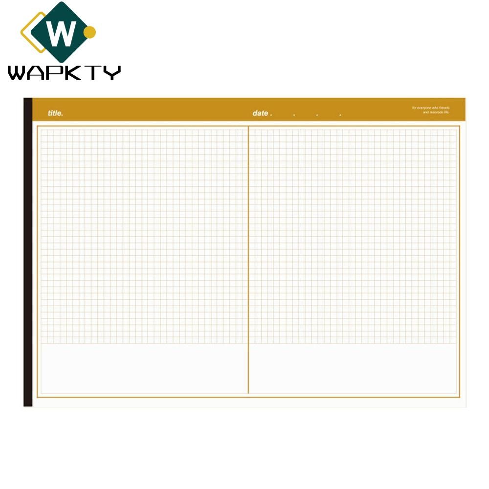 WAPKTY 20 tờ / Sổ tay B5, Notepad ngang B5, Giấy ghi chú đơn giản có thể xé được Học sinh