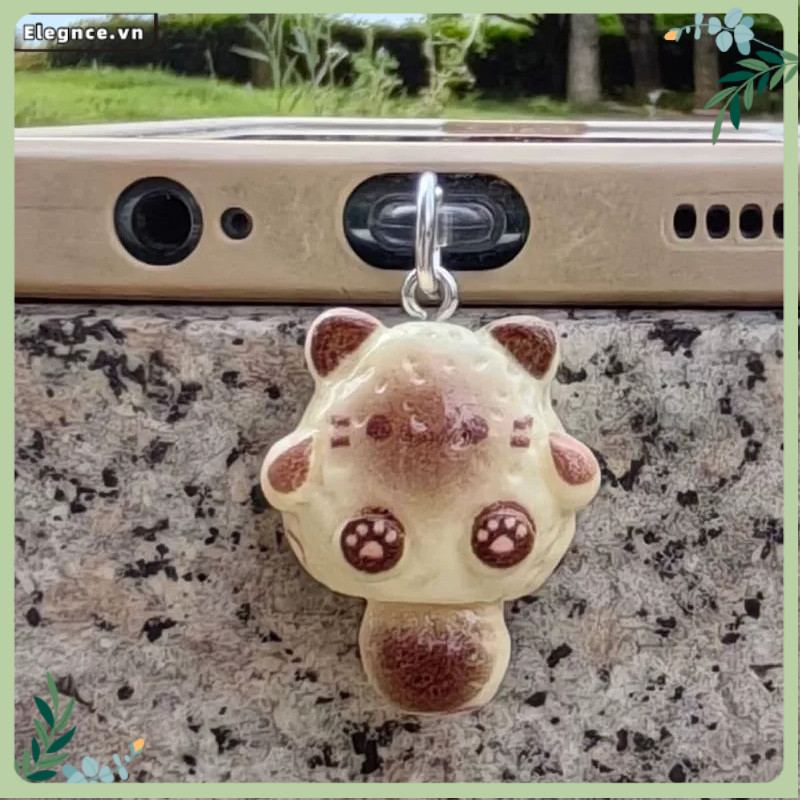 【Elevn】Phích cắm chống bụi điện thoại hình mèo hoạt hình sáng tạo cho cặp đôi | BigBuy360 - bigbuy360.vn