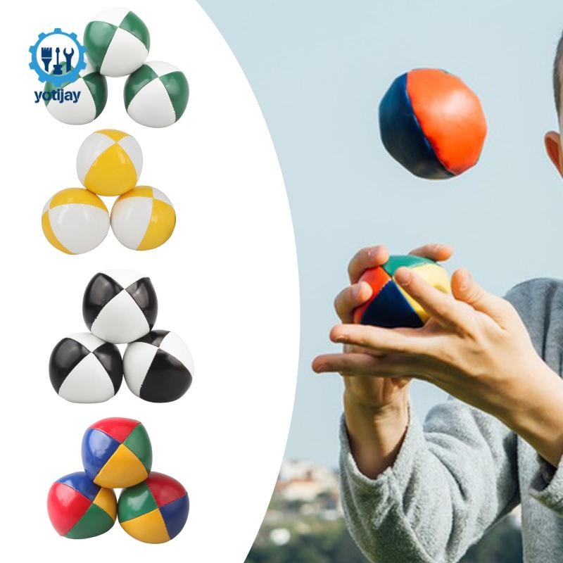 3 Miếng Juggler Balls Juggling Balls, ném tay Đồ chơi ném tung bóng cho
