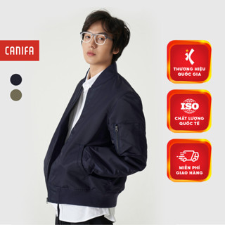 Áo khoác nam CANIFA MEN dáng bomber ba lớp chống thấm nước 8OT23W019