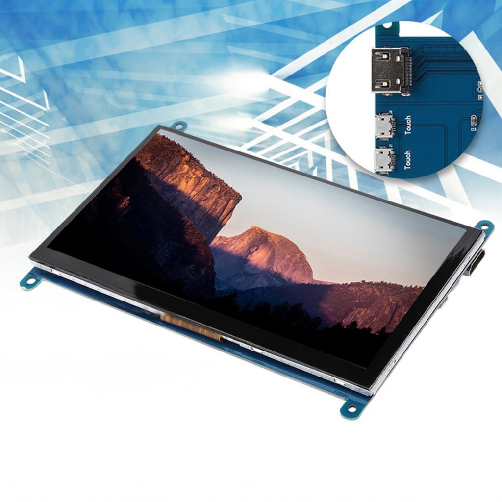 Apill Apill Ciglow Raspberry Monitor 7 inch 1024x600 Ultra HD LCD Touch Touchscreen HDMI để tương th