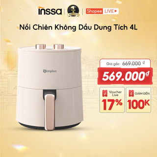 [Live giảm đến 17%] Inssa × Simplus Nồi Chiên Không Dầu Dung Tích 4L Công Suất 1300W KQZG007