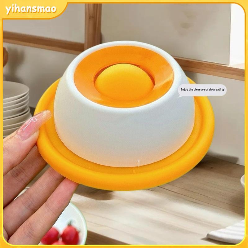 [yihansmao] Pet Li Mat Sữa Chua Liing Plate Ăn Chậm Cho Chó Mèo - Bát Sna Tương Tác Thúc Đẩy Sức Khỏ