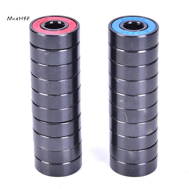 MceHKF 10 Cái / bộ 608 2RS Vòng bi kín bằng thép rãnh sâu 608RS 608-2RS Mới