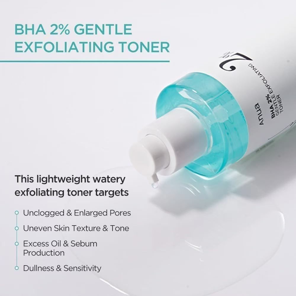 2026.06.16 Hàn Quốc Anua Chứa BHA2% Toner Nhẹ nhàng Tẩy tế bào chết Làm dịu da Dưỡng ẩm 150ml