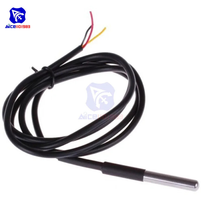 Diymore LM35DZ Cáp thăm dò nhiệt độ kỹ thuật số chống nước cho Arduino 4V 20V