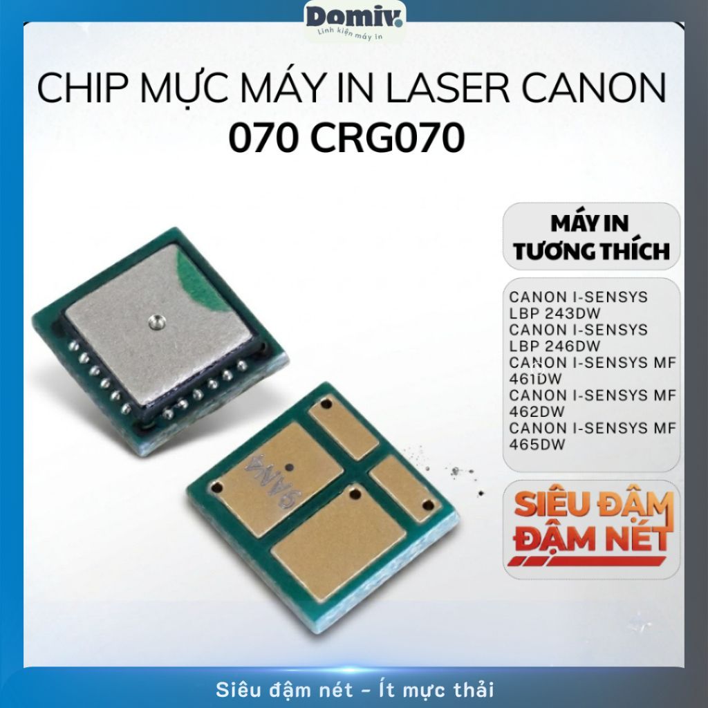 Chip Mực Máy In Laser Canon 070 CRG070 Cho Canon LBP243DW LBP246DW LBP247DW MF461DW MF462DW MF465DW 