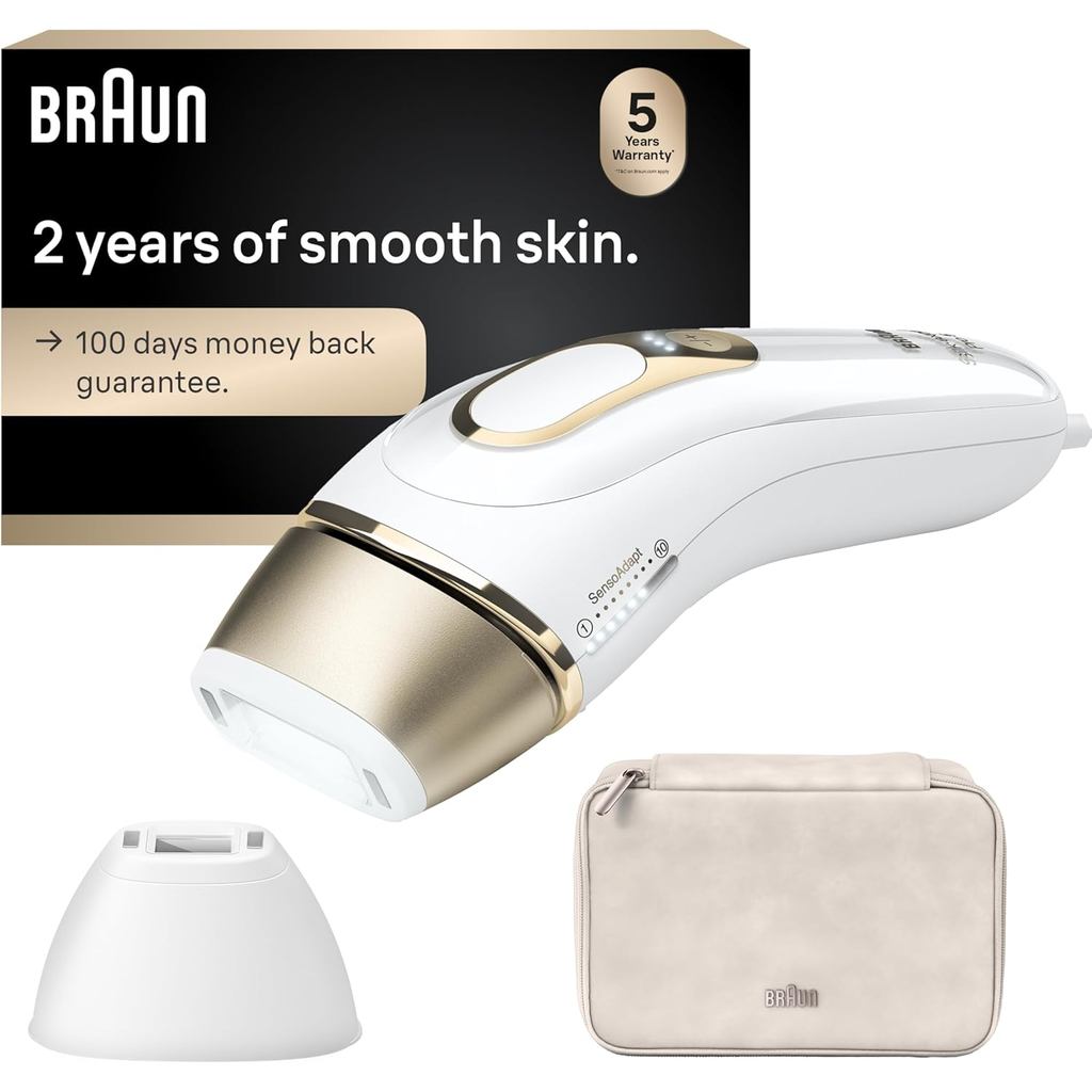 Braun IPL, Silk · Expert Pro 5, Tẩy lông IPL dành cho nữ và nam giới, Cắt tóc bằng Laser vĩnh viễn t