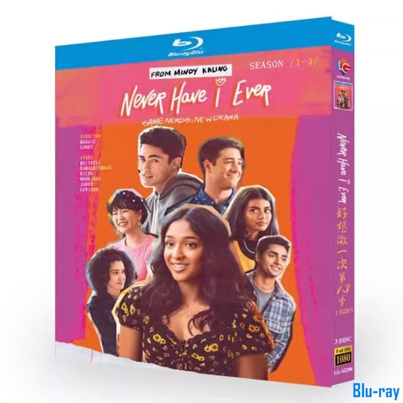 [THƯƠNG HIỆU MỚI SEALED] Phim truyền hình Mỹ Never Have I Ever Season 1-3 (2023) 3 đĩa Blu-ray đóng 