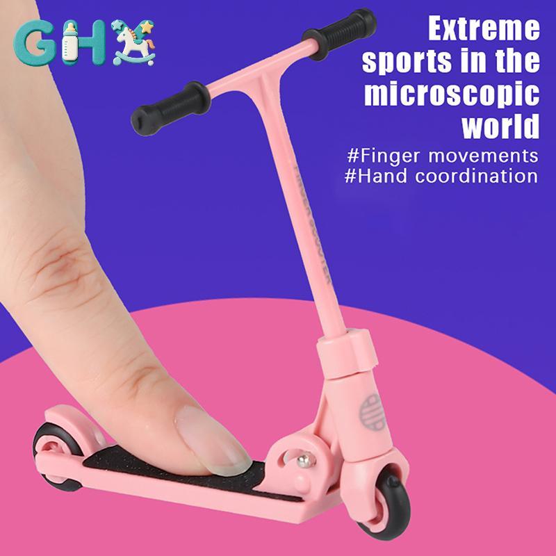 GHX Kids Ki Scooter Finger BMX Có Thể Gập Lại T-type Finger Scooter Có Phanh Đồ Chơi Giáo Dục Ngón T