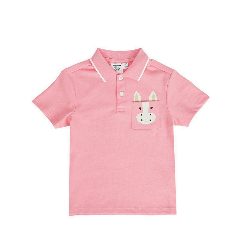 Áo Skechers Kids Unisex Knit Polo Kids Unisex-Pink