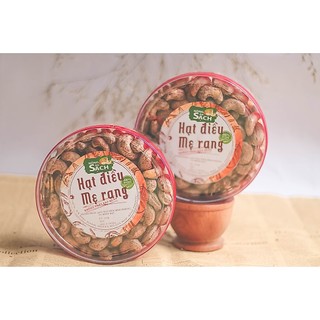 500g hạt điều nguyên hạt bình phước rang củi