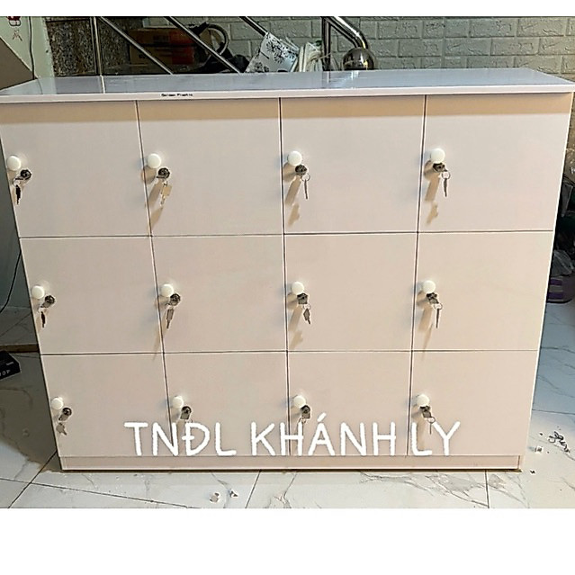 Tủ locker nhựa 👉Có lõi gỗ bản lề ngang 126x103 tủ hồ sơ tủ đồ dùng cá nhân Freeship HCM