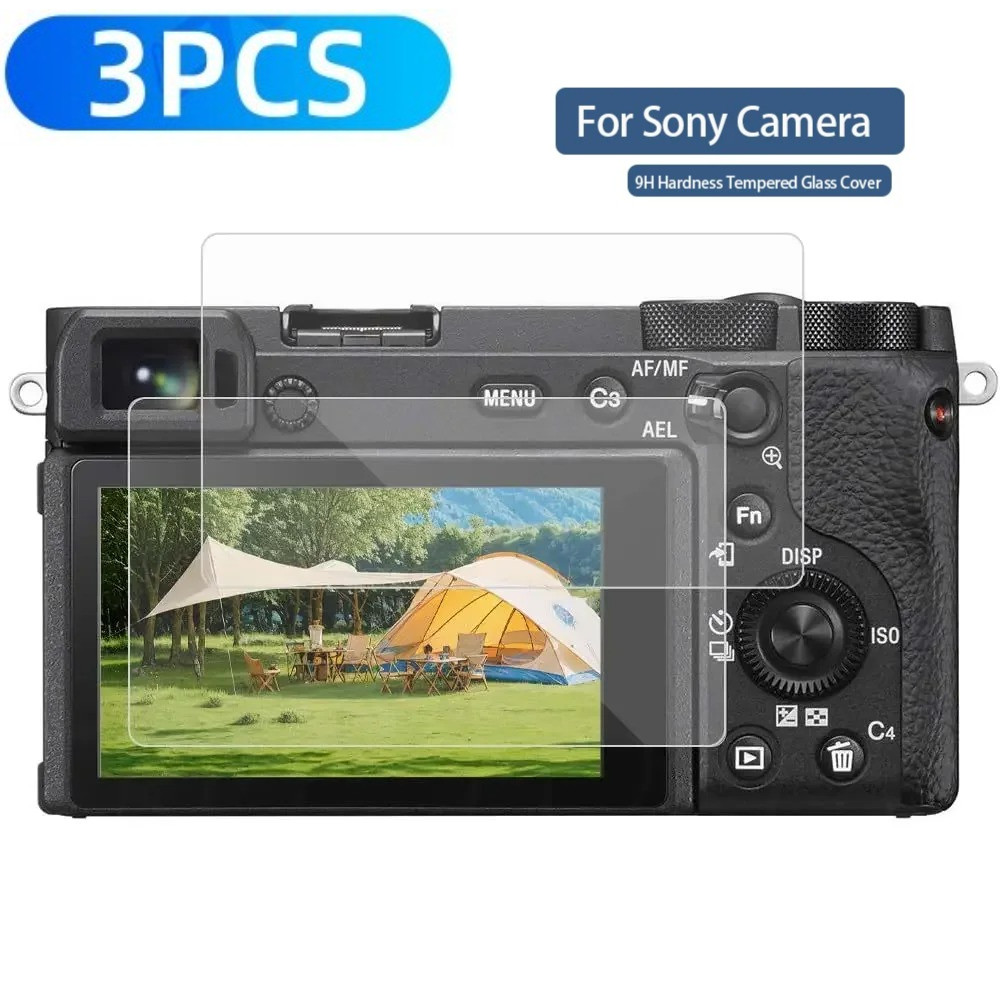 3 Máy Ảnh Kính Cường Lực Phim Cho Sony NEX-F3 NEX-7R NEX-7 NEX-6R NEX-6L NEX-6 HD Kính Camera Màn Hì