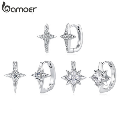 Bông tai Bamoer Lucky Starlight Trang sức thời trang dành cho nữ Quà tặng