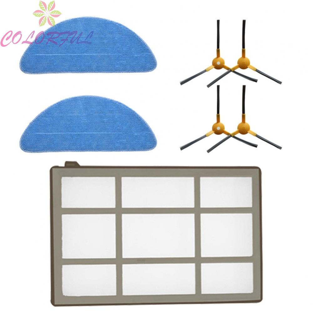 Premium Filter Side Brush Mop Cloth Combo for ABIR X6 X5 X8 Robot Vacuum Cleaner