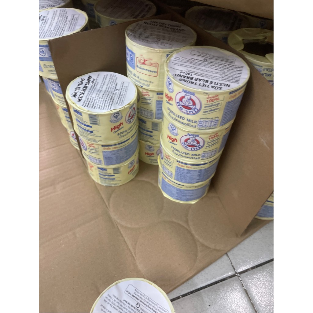 Sữa tiệt trùng NESTLÉ BEAR BRAND - 1 lon - Sữa Gấu Nguyên Kem Nestlé Thái Lan - 140ml