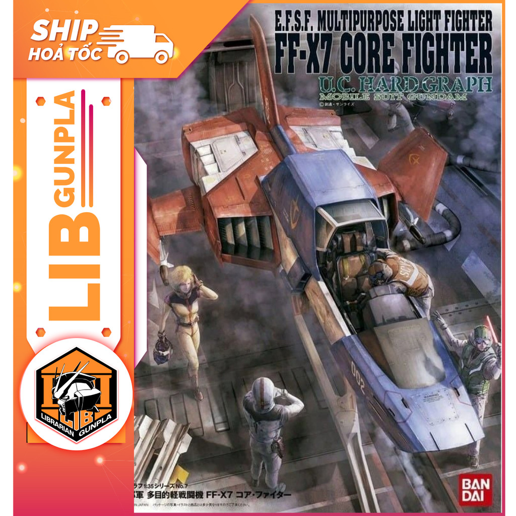 Đồ chơi mô hình lắp ráp Bandai Gundam UCHG 1/35 FF-X7 CORE FIGHTER