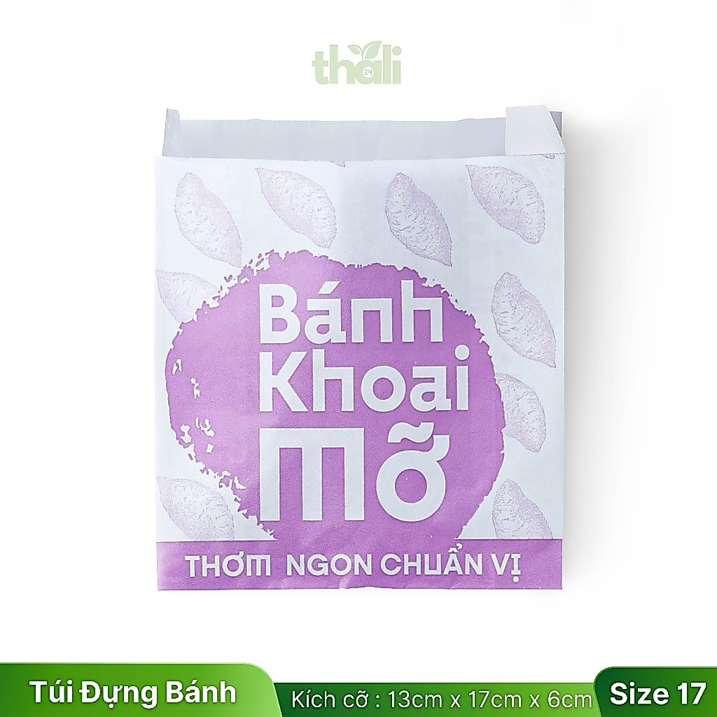 1000 Túi Giấy Kraft Đựng Bánh Khoai Mỡ Chiên
