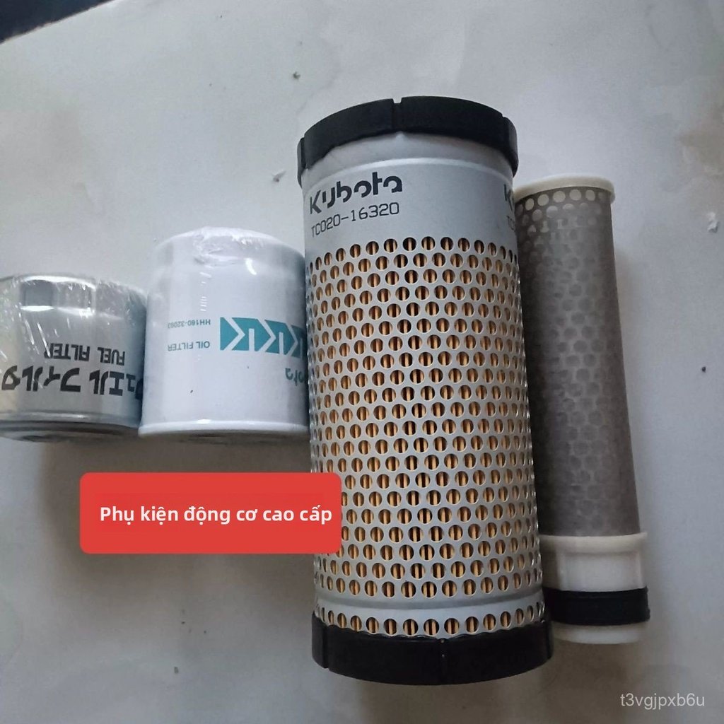 Bộ 3 lọc máy phát điện Kipor EDL13000TE EDL11000E gồm lọc gió lọc nhớt lọc diesel phụ tùng bảo dưỡng