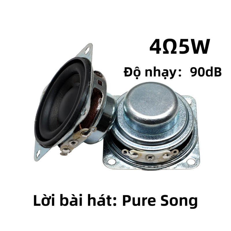 Amooze Nhà Sản Xuất Bán Buôn Loa Vuông 40 Mm Nam Châm Bên Trong 4 Euro 5W Loa Loa Bluetooth Máy Chiế
