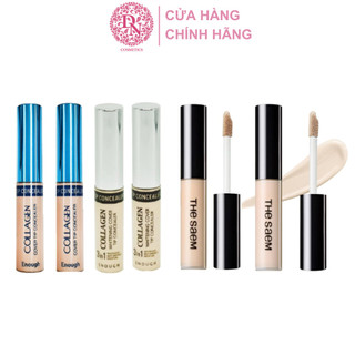 Che khuyết điểm The Saem Cover Perfection Tip Concealer Enough 6.5g Che Phủ Hiệu Quả Bền Màu