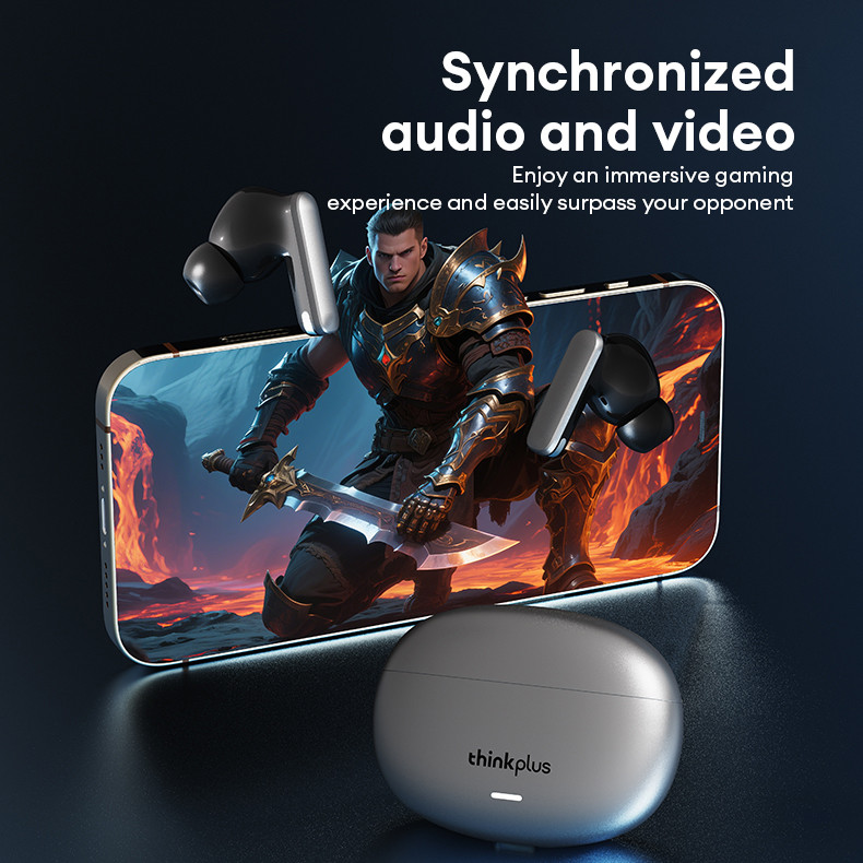 Tai nghe không dây Lenovo LP51 pro Bluetooth 5.4 Micro đơn Cuộc gọi Giảm tiếng ồn Tai nghe Bluetooth mở IPX5 | BigBuy360 - bigbuy360.vn