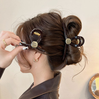  Kẹp tóc cá mập kích thước lớn thiết kế đơn giản - phụ kiện tóc thời trang 