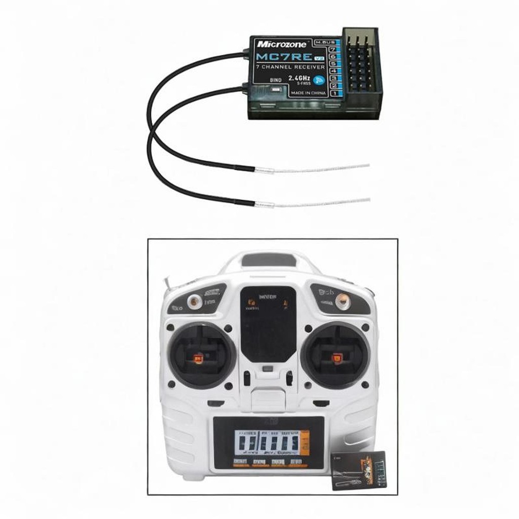 Bộ thu Mini MC6RE Bộ phát hệ thống vô tuyến 6CH cho máy bay trực thăng RC
