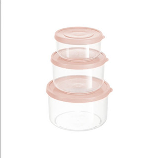 Bộ 3 hộp thực phẩm tròn Hokkaido 500-1000-2000ml