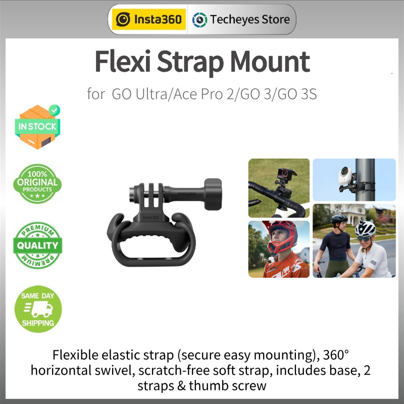 Giá đỡ dây đeo Insta 360 Flexi cho GO Ultra / Go 3 / Insta360 Ace Pro 2