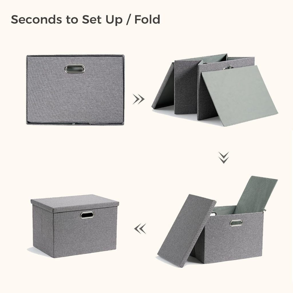 Hộp Nhựa Đựng Quần Áo 38L/45L/81L - Có Nắp Gấp Gọn, Chống Bụi Ngăn Ẩm, Giữ Quần Áo Luôn Sạch Sẽ | BigBuy360 - bigbuy360.vn