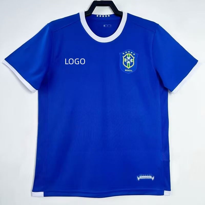 Áo sơ mi sân khách Brazil 2006 Áo bóng đá S-2XL