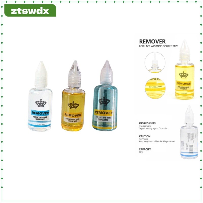 [ztswdx] Hair Bun extension Tape Remover -Hair Glue Remover Hair Bun extension Remover