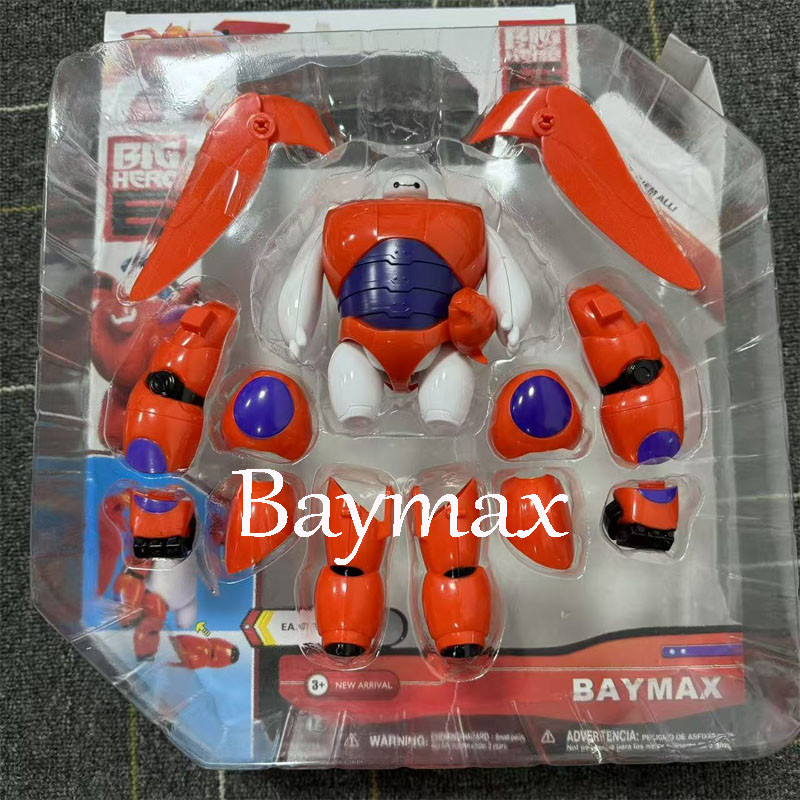 Big Hero 6 Baymax Mô hình lắp ráp Đồ chơi nhân vật hành động biến dạng