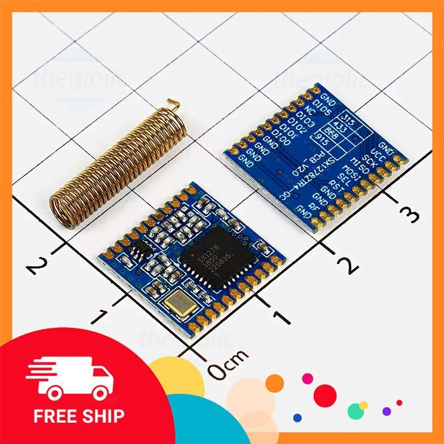 SX1278 Lora Mạch Thu Phát RF 433Mhz 5000m