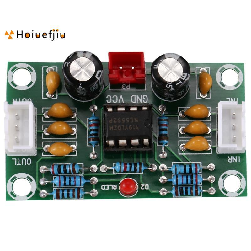 Mini Preamp Op Amp Module Khuếch Đại Kênh Kép NE5532 Preamplifier Tone Board 5 Lần Điện Áp Rộng 12-3