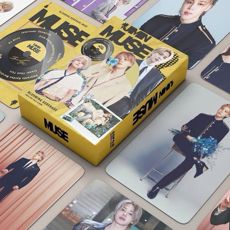 Set 55 lomo card Bts Jimin Solo - MUSE 2024