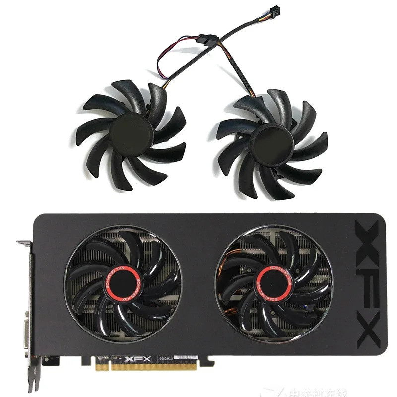 Sapphire HD6850 HD6970 HD7870 2G HD7950 HD7970 XFX R9 270X 280X FDC10H12S9-C FD7010H12S 4 Pin DC 12V