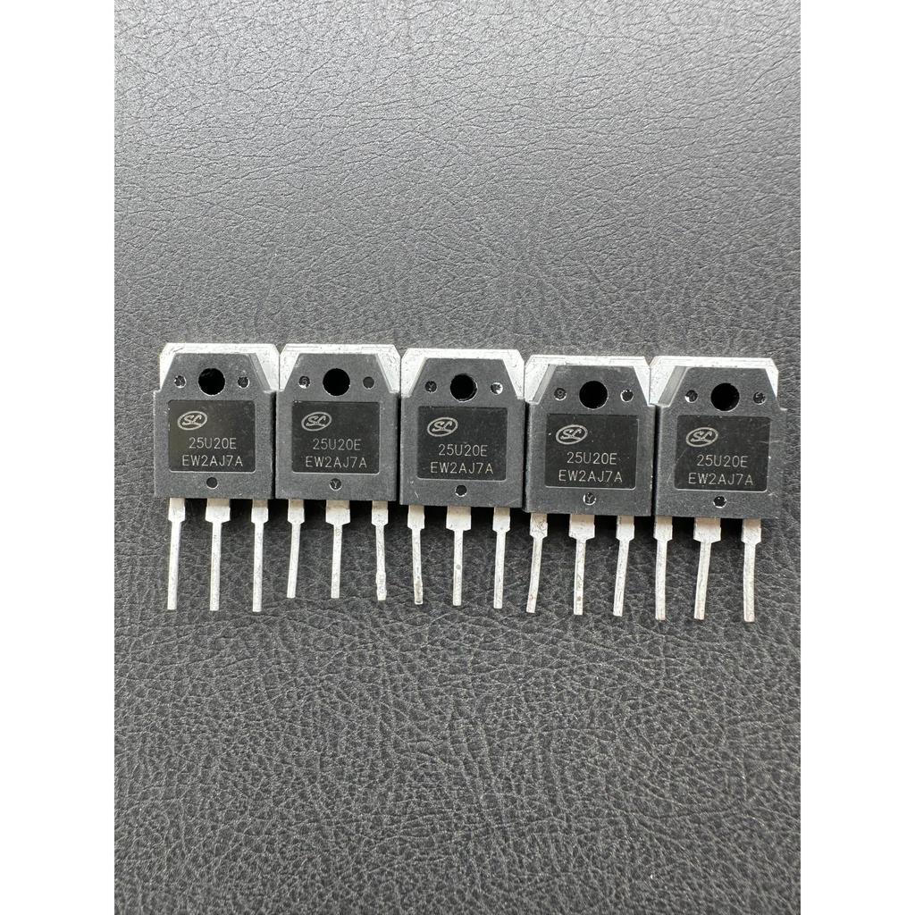 Tháo gỡ Shilan Micro 25U20 25A200V Bộ phận sửa chữa máy hàn Diode chỉnh lưu