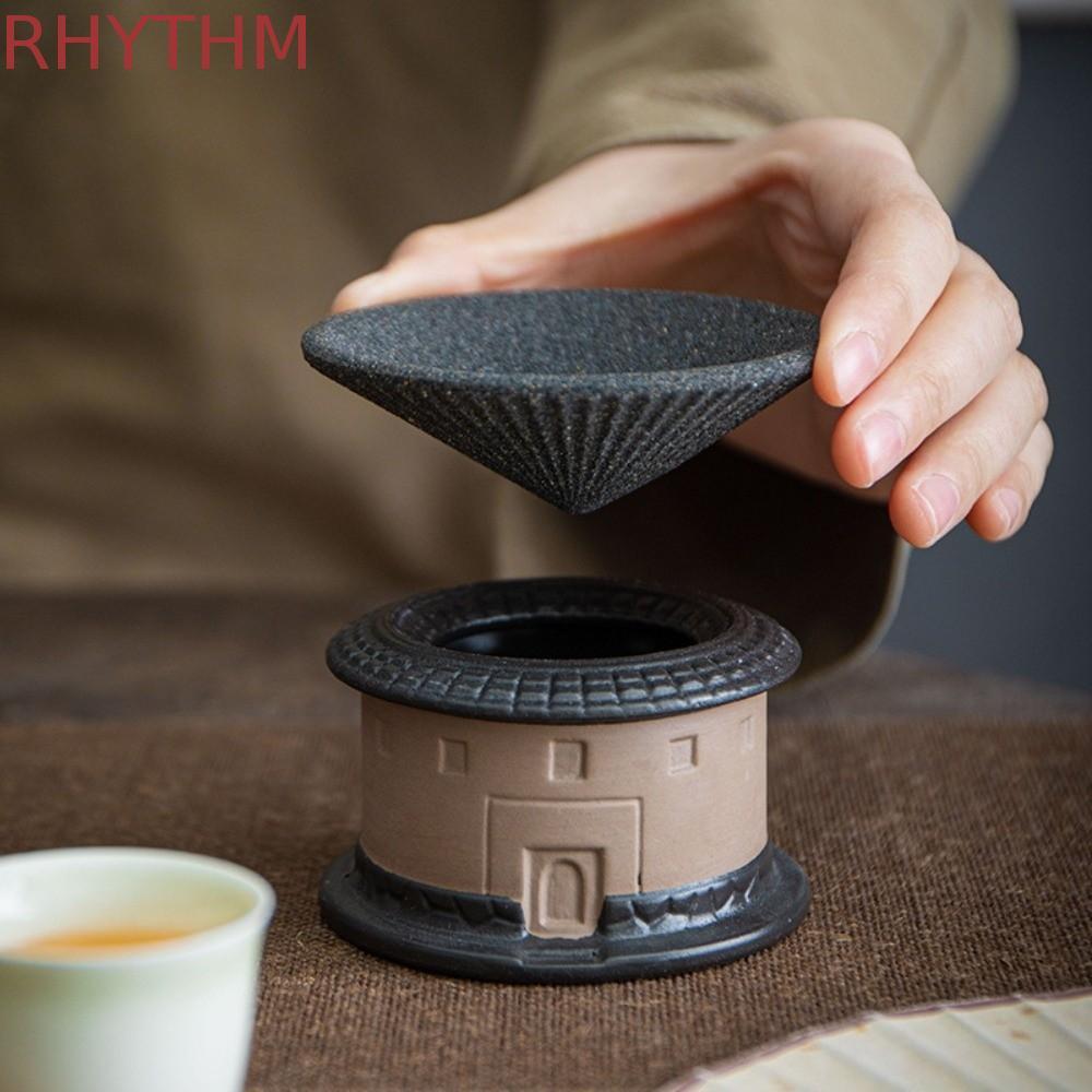 Máy lọc trà RHYTHM Hakka Tulou, Lễ trà có thể tái sử dụng Bộ lọc cà phê gốm sứ vi mô, Tòa nhà Hakka 