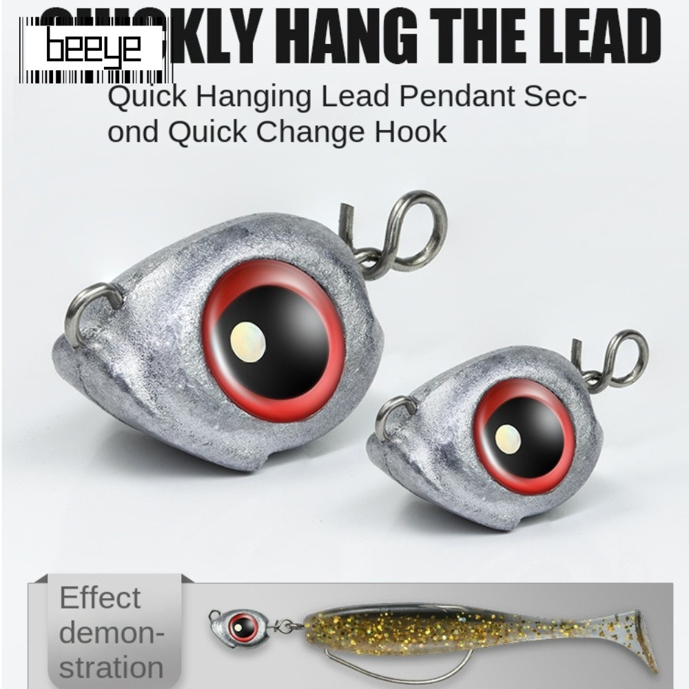 BEEYE Chì Head Bait sinker, Jig Head Bottom Swimbait Jig Heads, 2025 Hard Big Eyes 3.5g / 5g / 7g / 
