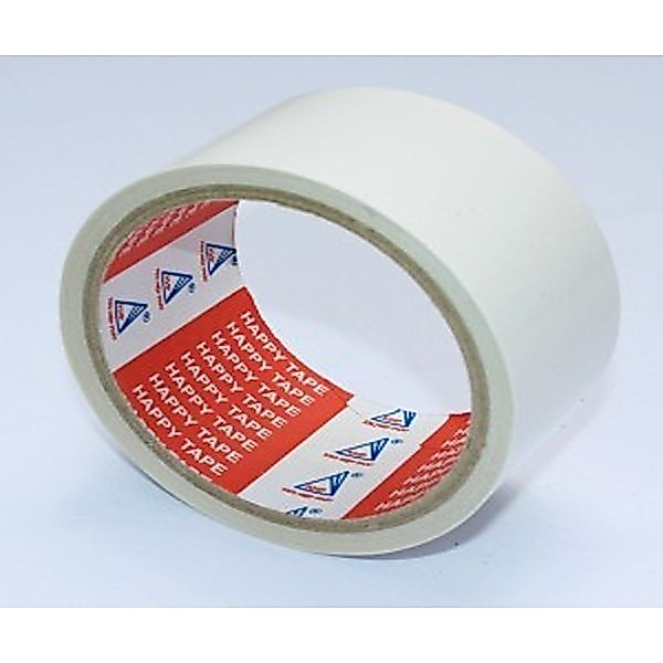 2 cuộn Băng keo 2 mặt 4.8f, băng keo trắng 2 mặt 4,8cm