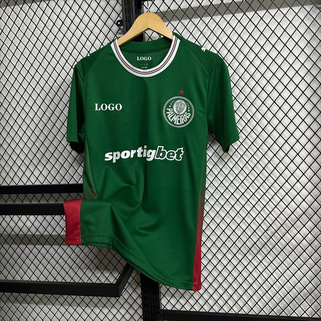 Mới 26 / 27 Soceedade Esports Palmeiras Home Fan Jersey Nhanh Khô Thoáng Khí Áo Bóng Đá Tùy Chỉnh Tê