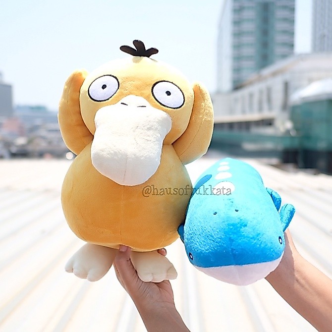 Psyduck Doll Go Duck & Waird Wello 10 Inch Pokemon Loại Nước