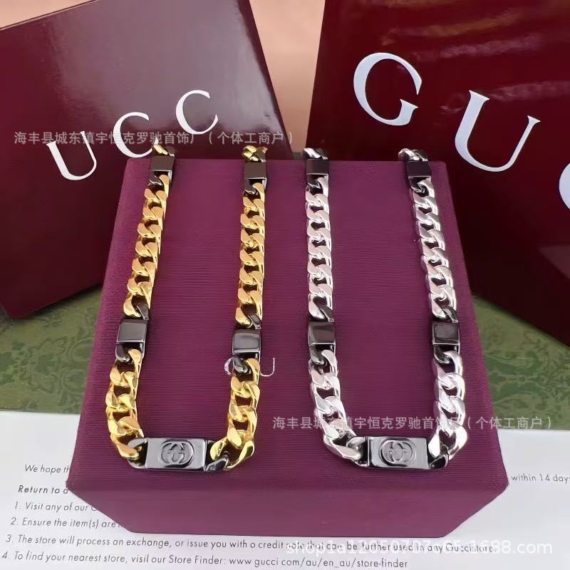 KRZO Gu//i 2026Spring Cuban chain hip-hop bracelet, necklace, sweater chain, dopamine necklace